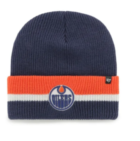 Pánská Zimní Čepice Edmonton Oilers ’47 Brand Split Cuff Knit SR