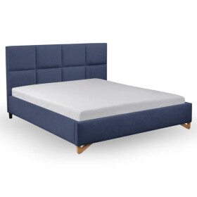 Čalouněná postel Avesta 180x200, modrá, včetně matrace