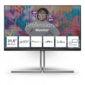 31.5" AOC U32U3CV černá / IPS / 3840x2160 / 16:9 / 4ms / 1000:1 / 400cd-m2 / HDMI + DP + USB-C / VESA (U32U3CV)