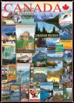 EUROGRAPHICS Puzzle Plakáty z cest Kanadou