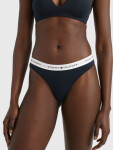 Dámská tanga THONG UW0UW03835 DW5 tm. modré Tommy Hilfiger