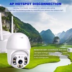 R2INVEST WIFI bezdrátová otočná 2MPX full HD video monitorovací kamera IR LED PIR