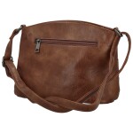 Stylová dámská koženková crossbody kabelka Giada, coffee