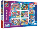 Puzzle Tlapková patrola ve velkofilmu MEGA PACK 10v1