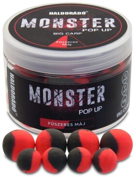 Haldorádó Pop-Up Boilies Method Monster Big Carp 13+17mm 50g - Pikantní játra,Haldorádó Pop-Up Boilies Method Monster Big Carp 13+17mm 50g - Pikantní