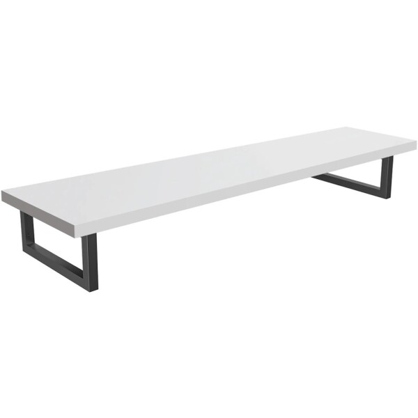 CERANO Deska pod umyvadlo Navira Pro + 2+1 podpěrná konzole - bílá matná - 140x46x3,6 cm - 6061172