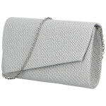 Módní dámské psaníčko Michelle Moon Dafina, stříbrné