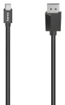 Hama kabel Mini DisplayPort na DisplayPort černá / Video kabel / 1,5 m / UHD 4K