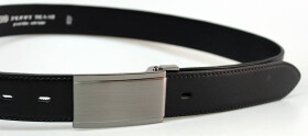 PENNY BELTS 35-020-4PS-60 Pánský kožený opasek černý 110cm