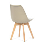 Židle jídelní, cappuccino plast, CT-X7055 CAP
