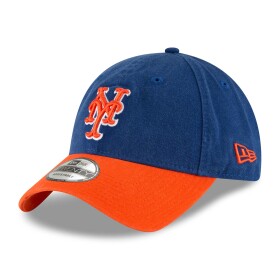 New Era Pánská kšiltovka New York Mets MLB Core Classic 9TWENTY Adjustable - Modrá a oranžová