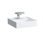 Laufen - Kartell Umývátko na desku 46x46 cm, s 1 otvorem pro baterii, bílá H8153310001111