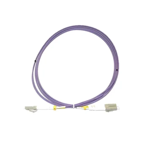 XtendLan / Optický patch kabel / LC-LC duplex / 50/125 OM4 / 1 m / LS0H (FOP-LCLC-D-1-50-OM4)