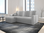 FRONTI Rohová rozkládací sedačka MERANO světlešedá-šedá - SAWANA 84 + SAWANA 21 17693