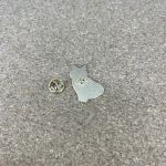 Pinarna.cz Černá kočička s bílými květinami