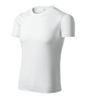 Pixel tričko unisex bílá 3XL