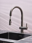 Dřezová baterie Reginox Flint, R35993, Gun Metal Silver R35993