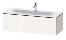 DURAVIT - L-Cube Umyvadlová skříňka 40x102x48 cm, 1 zásuvka, lesklá bílá LC613802222