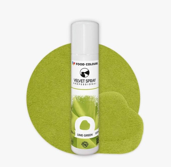 Food Colours sametový sprej Lime Green (100 ml)