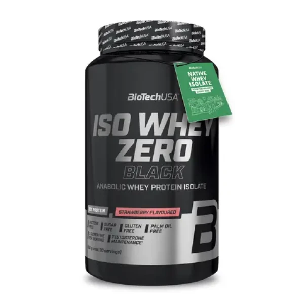 BioTech Iso Whey Zero Black 908 g strawberry (17535)