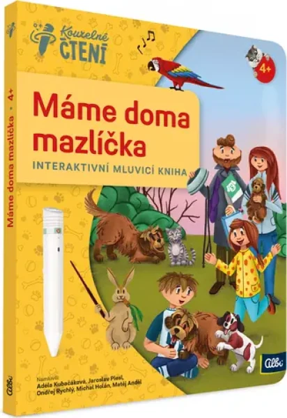 ALBI Kouzelné čtení Kniha: Máme doma mazlíčka