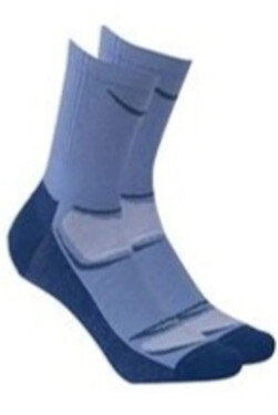 SPORTIVE - MLADÉ PÁNSKÉ KRÁTKÉ FROTÉ PONOŽKY SE VZOREM AG+ džínovina 45/47