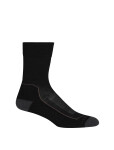 Dámské merino ponožky ICEBREAKER Wmns Hike+ Light Crew, Black/Monsoon/Mink velikost: 41-43 (L)