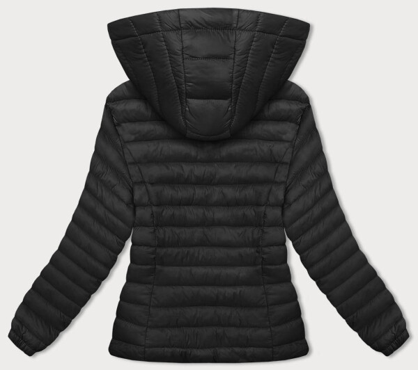 Černá dámská prošívaná bunda pro přechodné období (16M9101-392) odcienie czerni