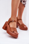 Sandály na podpatku model 209923 Step in style 40