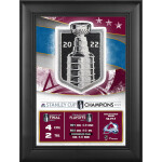 Fanatics Koláž Colorado Avalanche 2022 Stanley Cup Champions 5" x 7" Collage with 2022 Stanley Cup Champions Jersey Patch