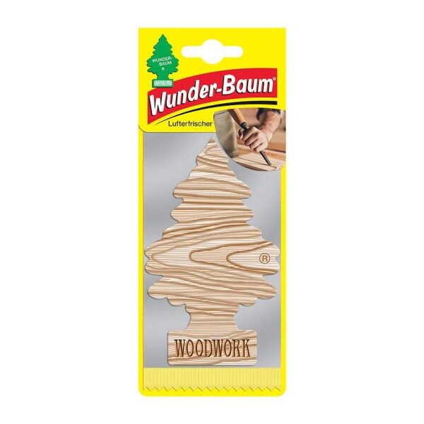 Wunder-Baum Clip Osvěžovač vzduchu/vůně/stromeček do auta - Woodwork (WB-72078)