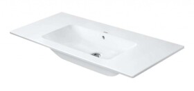 DURAVIT - ME by Starck Nábytkové umyvadlo 103x49 cm, s WonderGliss, matná bílá 23361032601