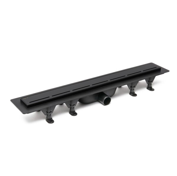 Sprchový žlab SAT 70 cm plast černý mat ZLAB70BL ZLAB70BL