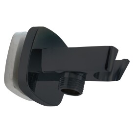 RAV Slezák - Držák sprchy, s vývodem pro hadici, Černá - matná MD0615CMAT MD0615CMAT