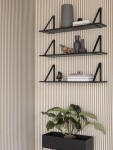 Ferm Living Stojan na květiny Plant Box Black, černá barva, kov