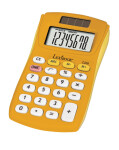 Lexibook 8místná kapesní kalkulačka s gumovým povrchem žlutá - Alltoys Lexibook