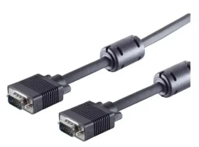 MicroConnect Kabel Full HD VGA (M) - VGA (M) 10m černá / feritová jádra (MONGG10FB)