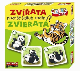 Pexetrio Kids - Zvířata - Poznáš jejich rodinu?