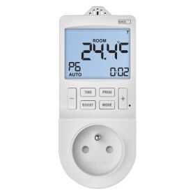 AQUALINE - Zásuvkový termostat s funkcí digitální spínací zásuvky s wifi P56601FR