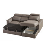 Sedací souprava Tropic 1 Provedení: Levá varianta, látka: Cayenne 1119 grey