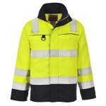 Bunda HI-VIS FR61 reflexní nehořlavá antistatická žluto - modrá L žluto-modrá