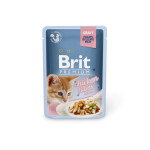 Brit cat kitten Premium Fillets in Gravy for with Chicken 85 g