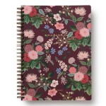 Rifle Paper Co. Kroužkový notes Dahlia, červená barva, papír