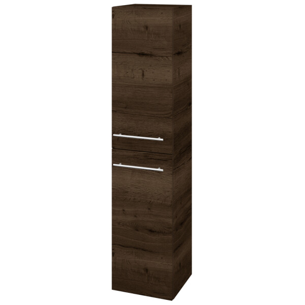 Dřevojas - Vysoká skříň s košem na prádlo DOS SVD2K 35 - D21 Tobacco / Úchytka T02 / D21 Tobacco / Levé 280093B