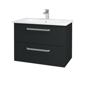 Dřevojas - Umyvadlová skříňka GIO SZZ2 80 - L03 Antracit vysoký lesk / Úchytka T01 / L03 Antracit vysoký lesk 82997A