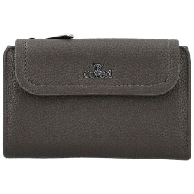 Stylová dámská koženková peněženka Coveri Deana, tmavě šedá