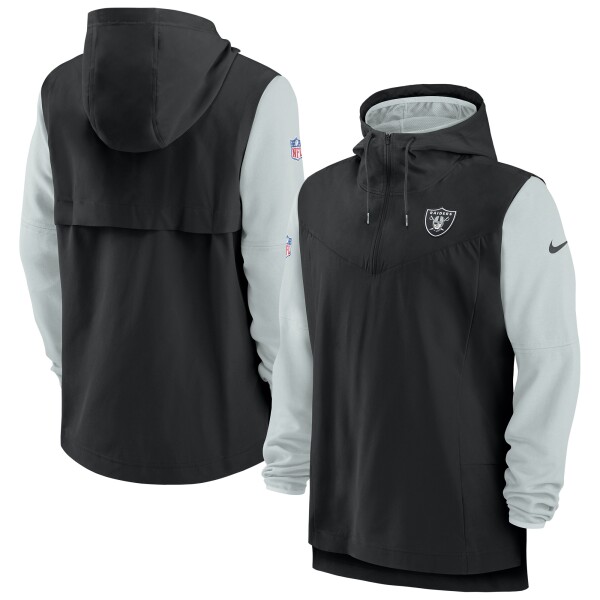 Nike Pánská bunda Las Vegas Raiders NFL On-Field 2022 Sideline Lightweight Player Velikost: S