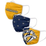 Roušky Nashville Predators NHL FOCO - set 3 kusy EU Velikost: dospělá velikost