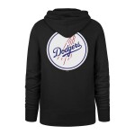 47 Brand Pánská mikina Los Angeles Dodgers MLB Logo Backer Burnside Hoodie Velikost: M