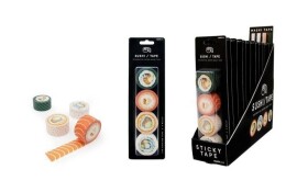 Washi páska Sushi 4 ks